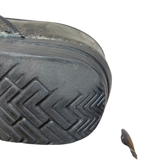 Dansko Metallic Iridescent Oil Sheen Slip On Clogs Sz 39 (US 9) Good Condition - Picture 10 of 12